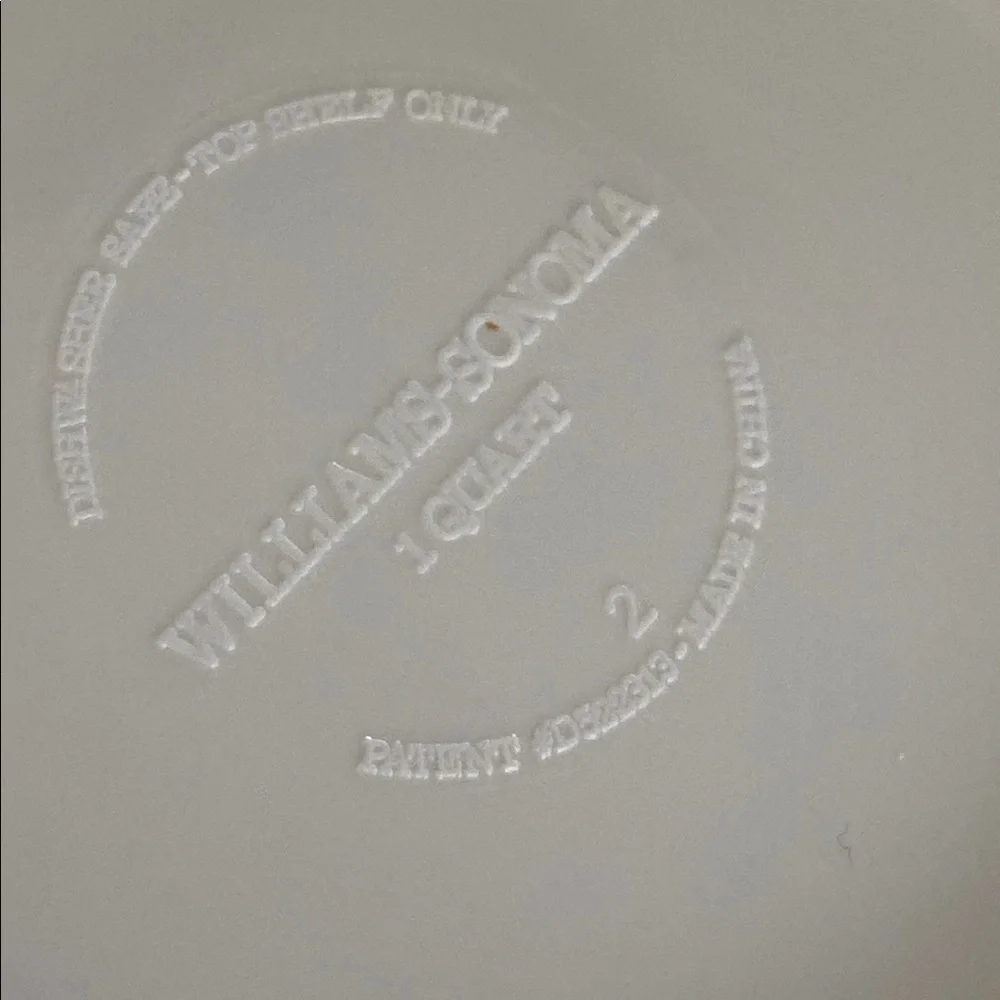 Williams-Sonoma White Mixing Bowls Set of 3